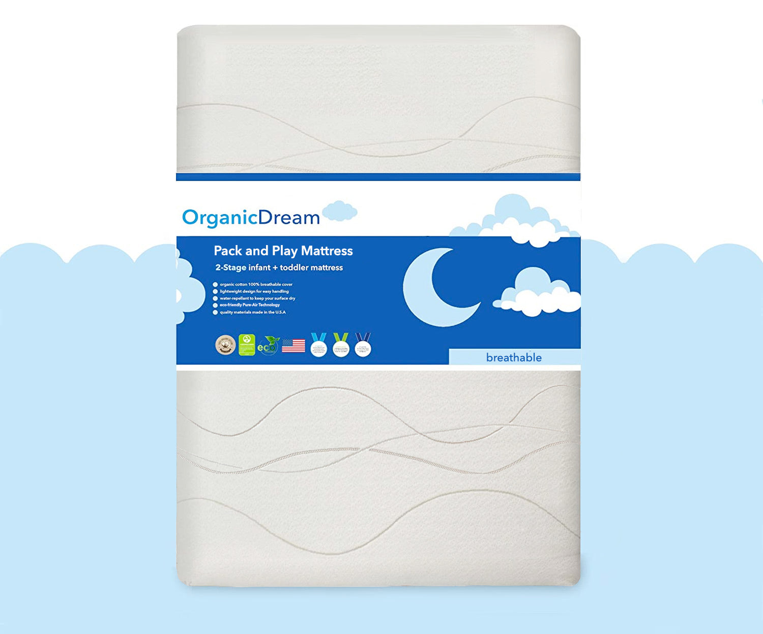 evenflo pack and play mattress Organic Dream Pack and Play Mattress